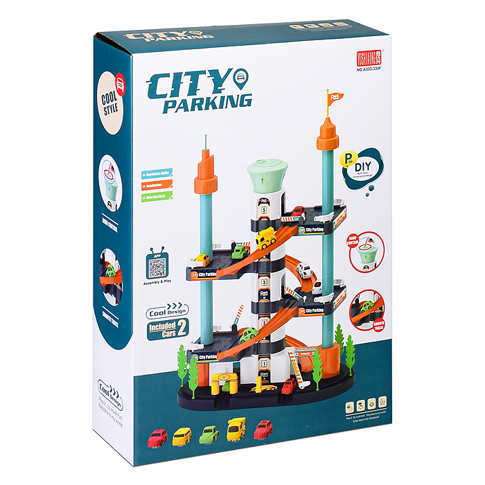 Парковка A333-333F "Городской 2-х уровневый" в коробке