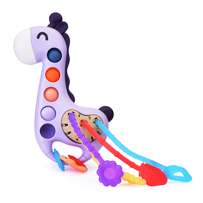Погремушка-грызунок 2100B "Жирафик" в коробке