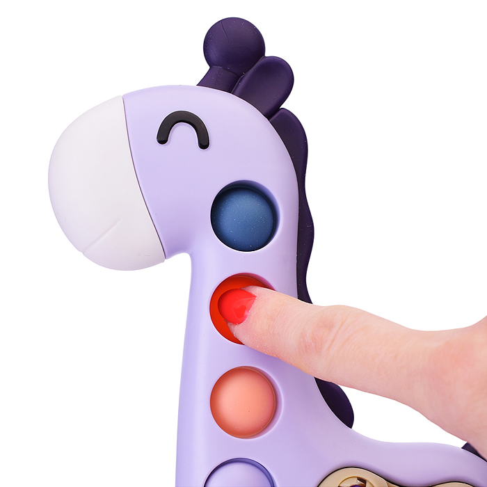 Погремушка-грызунок 2100B "Жирафик" в коробке