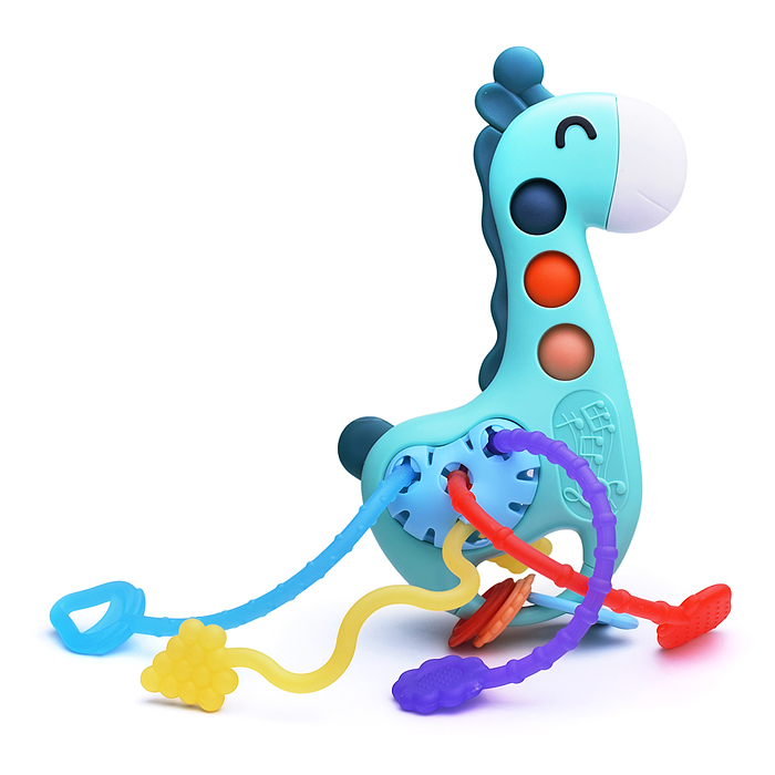 Погремушка-грызунок 2100B "Жирафик" в коробке