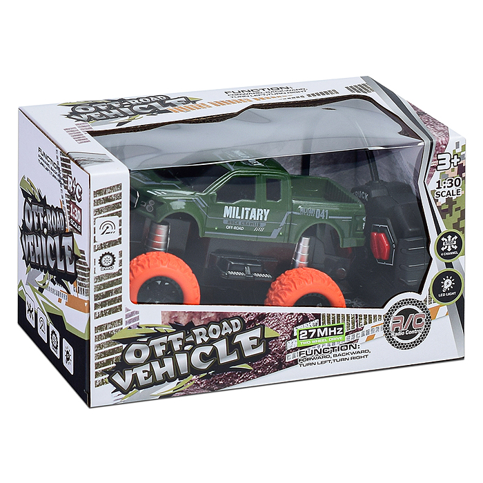 Машина XYD-040 "Пикап сафари" р/у, 27 MHz, в коробке