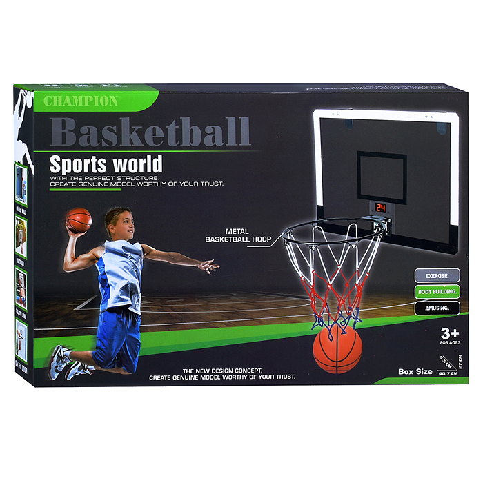 Фото к товару Набор для баскетбола LT-3012A25 "Юниор" в коробке Набор для баскетбола LT-3012A25 "Юниор" в коробке