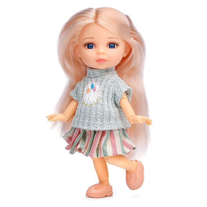 Фото к товару Кукла шарнирная UT0121-4 "Моя куколка" в коробке Кукла шарнирная UT0121-4 "Моя куколка" в коробке