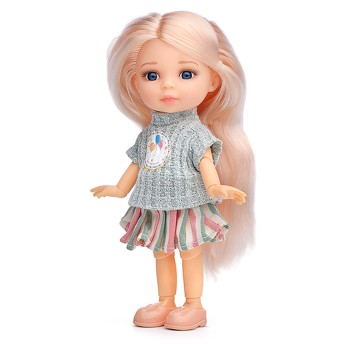Фото к товару Кукла шарнирная UT0121-4 "Моя куколка" в коробке Кукла шарнирная UT0121-4 "Моя куколка" в коробке