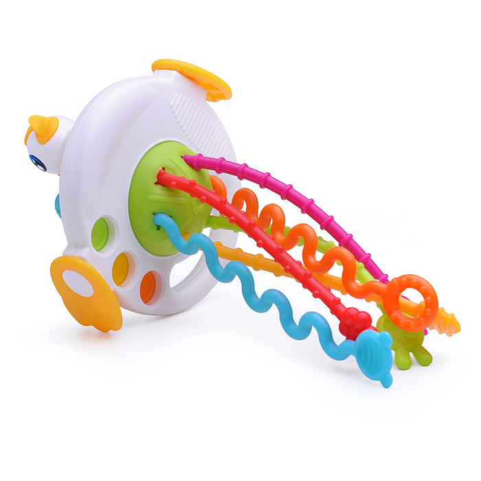 Игрушка развивающая Y0082 "Разноцветные тянучки. Утёнок" в коробке