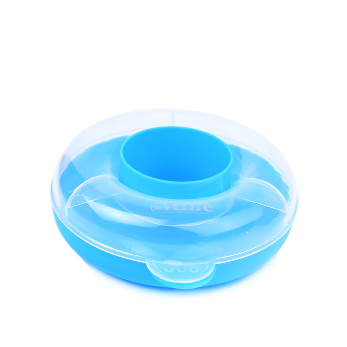 Стакан-непроливайка с 2-мя резервуарами для воды и палитрой, размер 12,4 x 4 см, цвет голу