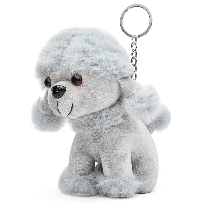 Мягкая игрушка-брелок М1346 "Собака" 12 см.