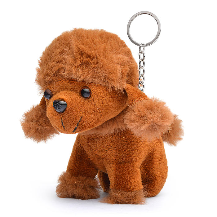 Мягкая игрушка-брелок М1346 "Собака" 12 см.