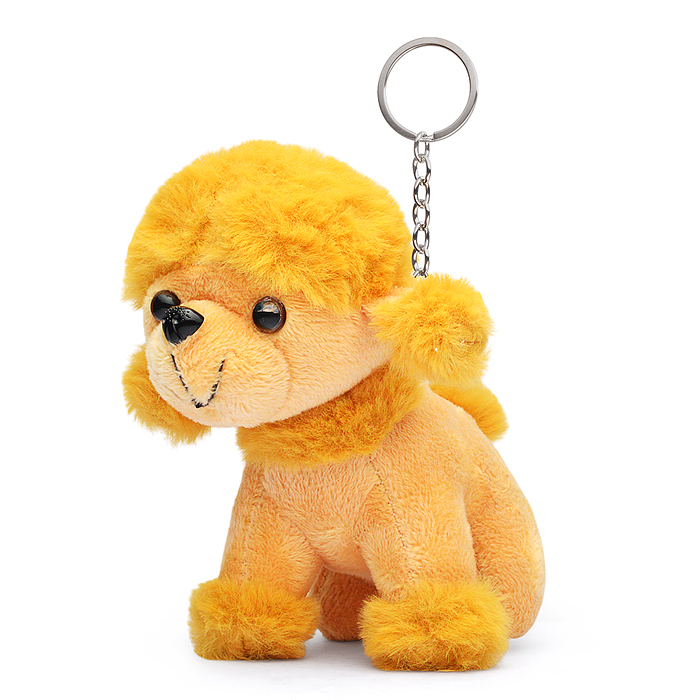 Мягкая игрушка-брелок М1346 "Собака" 12 см.