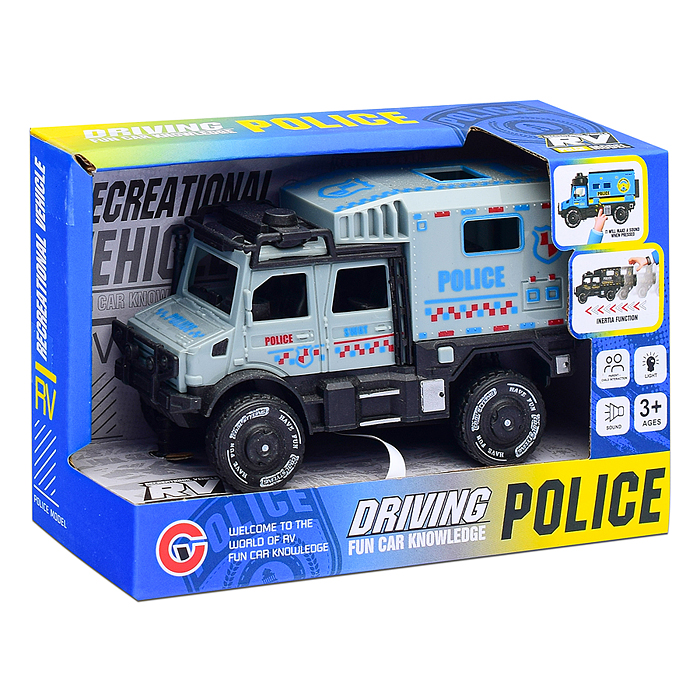 Машина 9896-3C "Полицейский фургон" в коробке