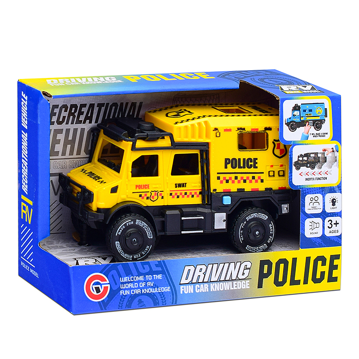 Машина 9896-3C "Полицейский фургон" в коробке