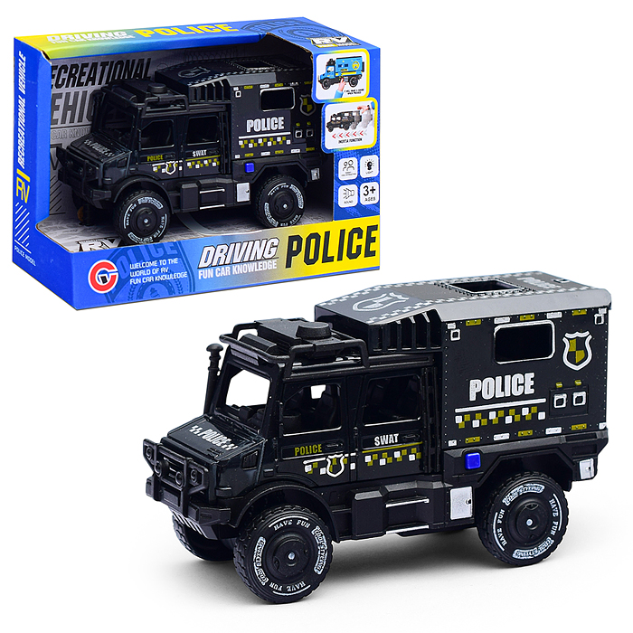 Машина 9896-3C "Полицейский фургон" в коробке
