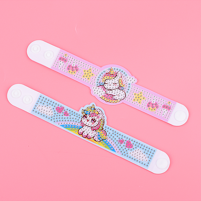 Браслет SHY002 "Алмазная мозаика. Единорог" в коробке