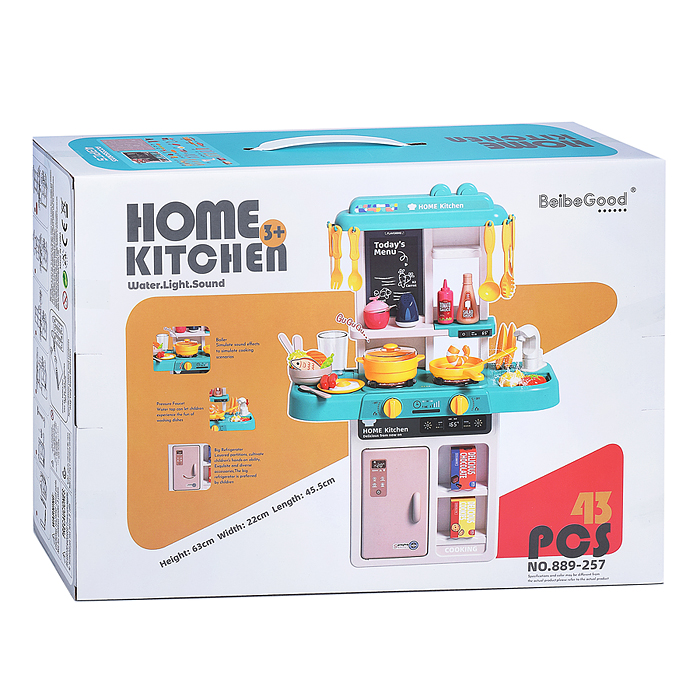 Игровой набор кухня 889-257 "Мини шеф-2" (свет, звук) в коробке