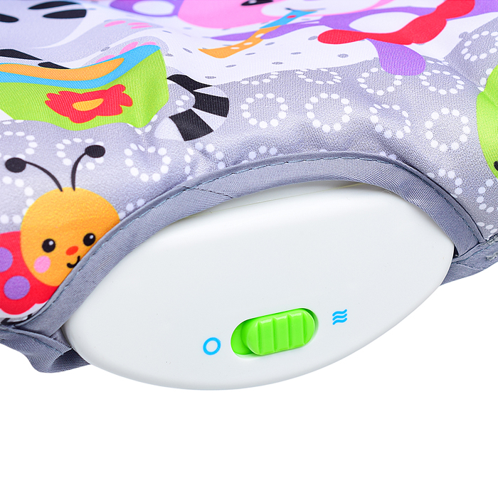 Шезлонг детский 69817 "Зоопарк" в коробке