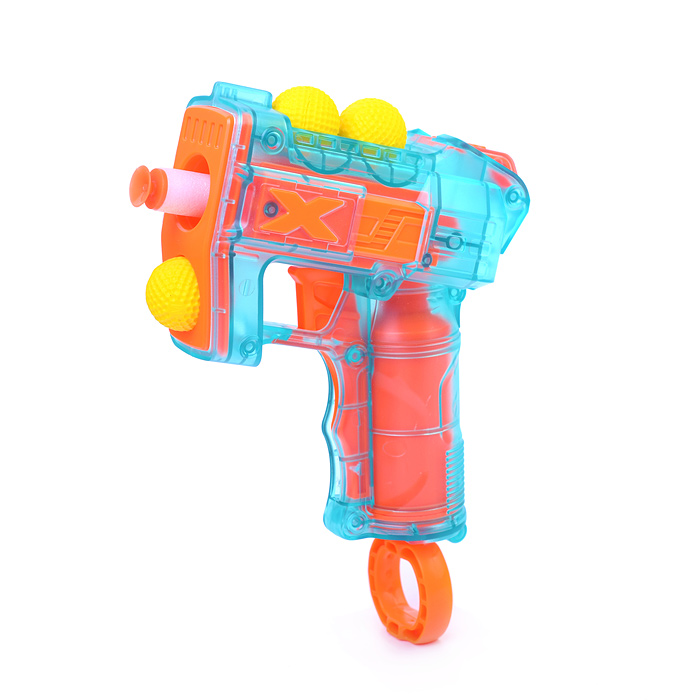 Бластер 6095 "Стрелок" с шариками и мягкими пулями, в коробке