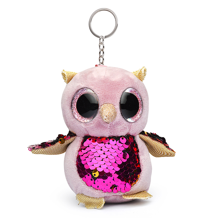 Мягкая игрушка-брелок М1341 "Совушка" 10 см.