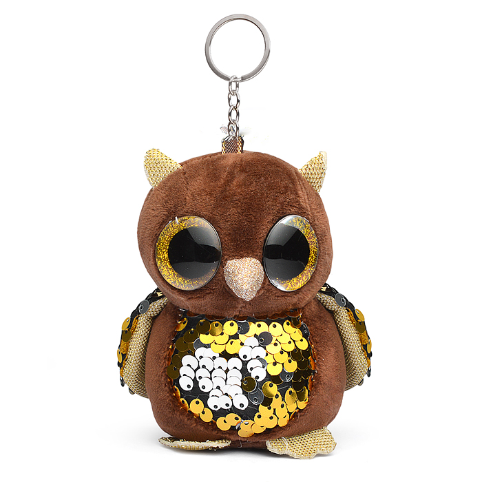 Мягкая игрушка-брелок М1341 "Совушка" 10 см.