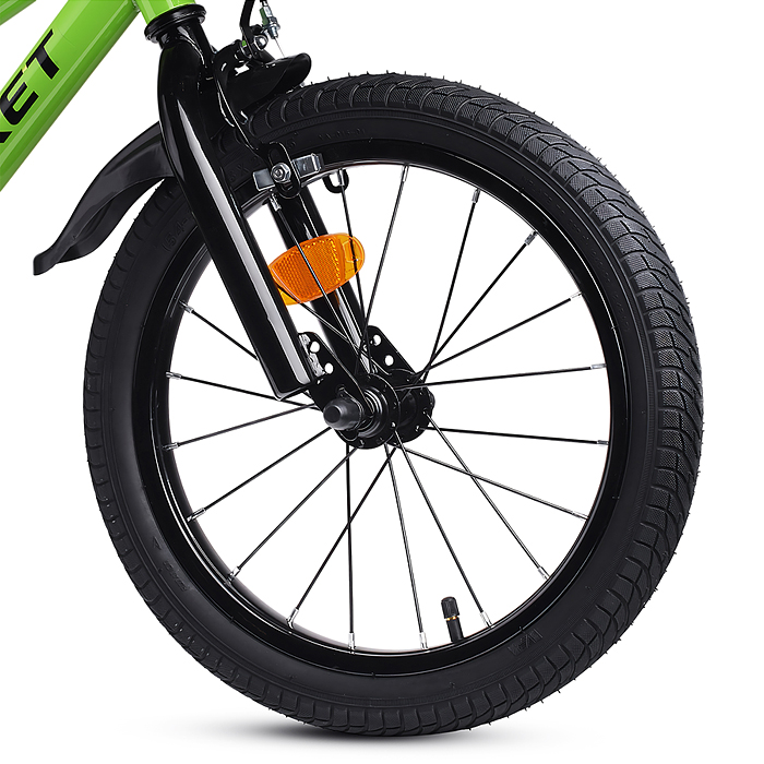 Велосипед 16" Rocket First, цвет зеленый 