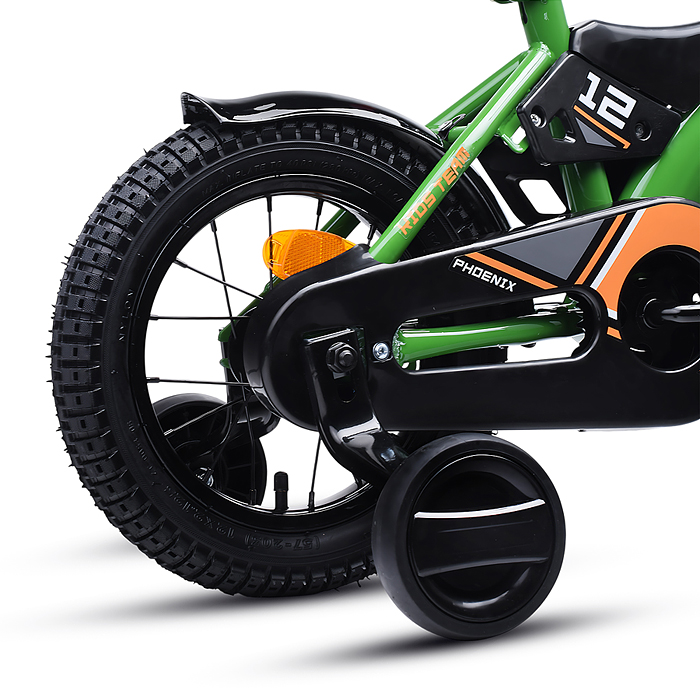 Велосипед 12" Rocket Phoenix, цвет зеленый