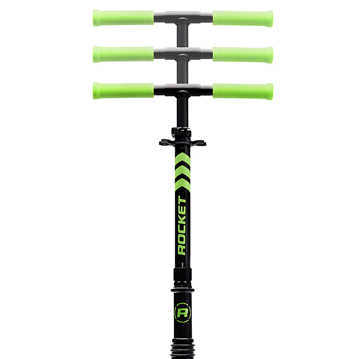 Самокат детский R0201 ROCKET, алюминиевый, колеса PU, 145 мм, зелёный