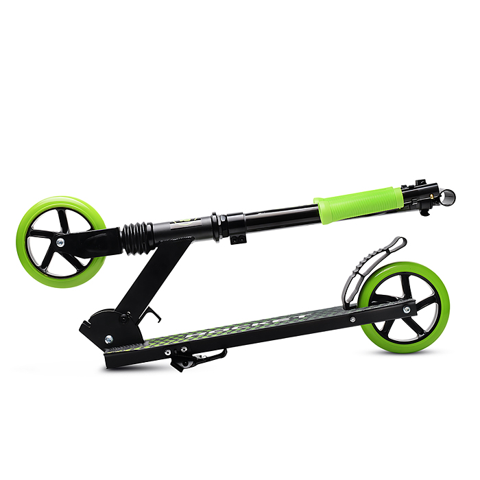 Самокат детский R0201 ROCKET, алюминиевый, колеса PU, 145 мм, зелёный