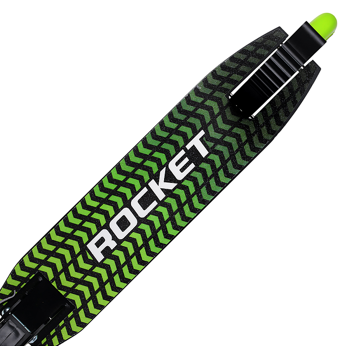 Самокат детский R0201 ROCKET, алюминиевый, колеса PU, 145 мм, зелёный