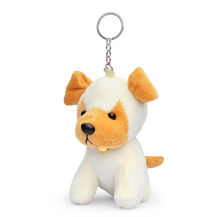 Мягкая игрушка-брелок М1352 "Собака" 10 см. 