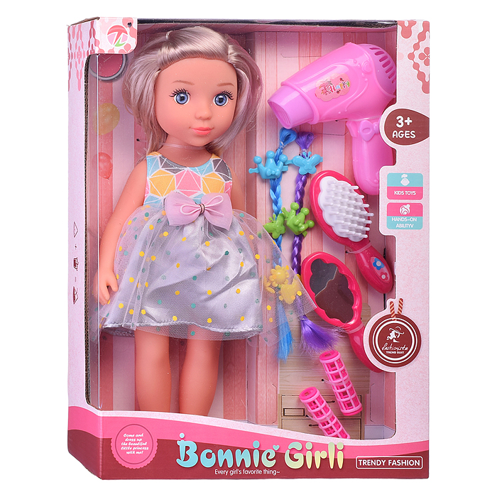 Фото к товару Кукла 12243 "Снежана" с аксессуарами, в коробке Кукла 12243 "Снежана" с аксессуарами, в коробке