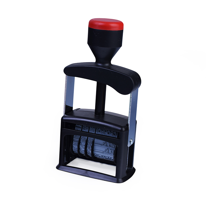 Датер автоматический heavy-duty 6417, 4 мм, с 12 бухгалтерскими терминами, в картонной кор