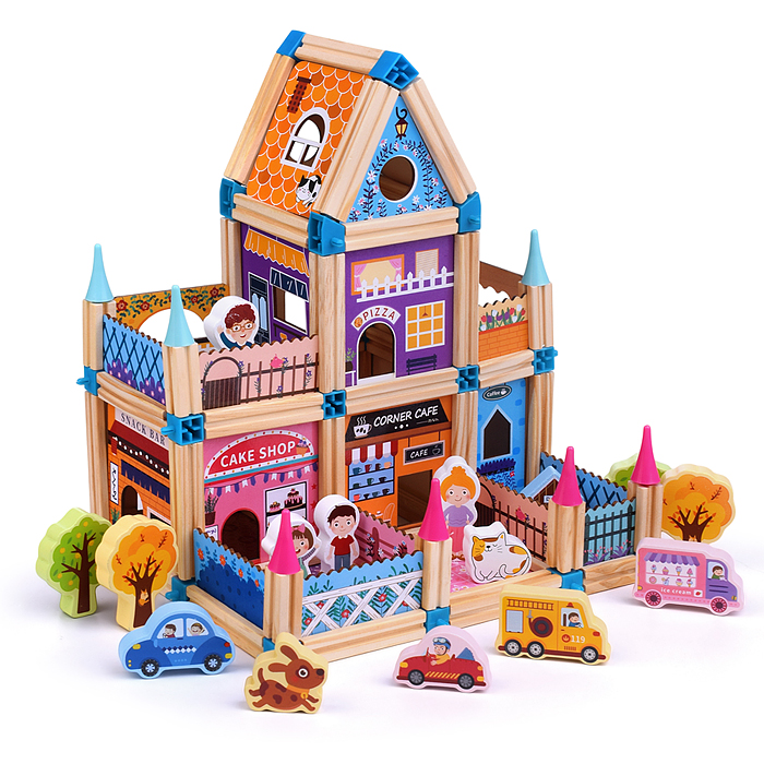 Конструктор D1879 "Строим дом" (278 дет.)