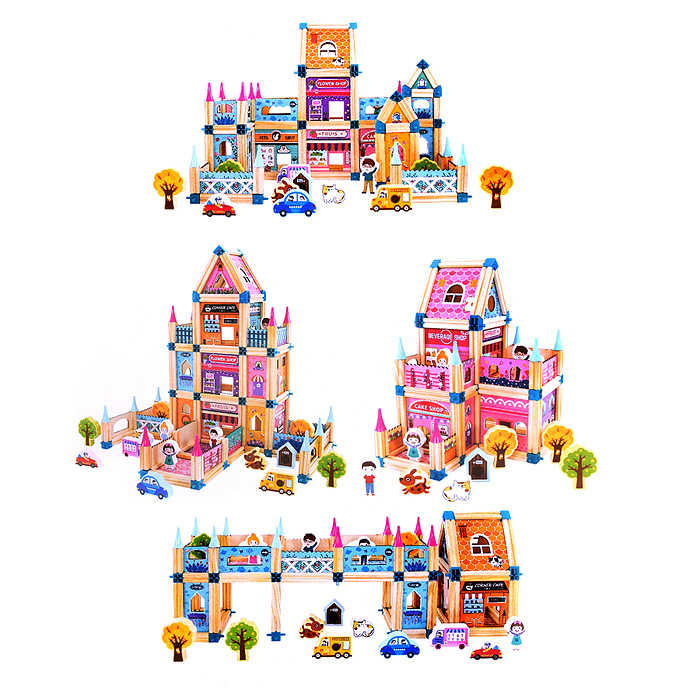 Конструктор D1879 "Строим дом" (278 дет.)