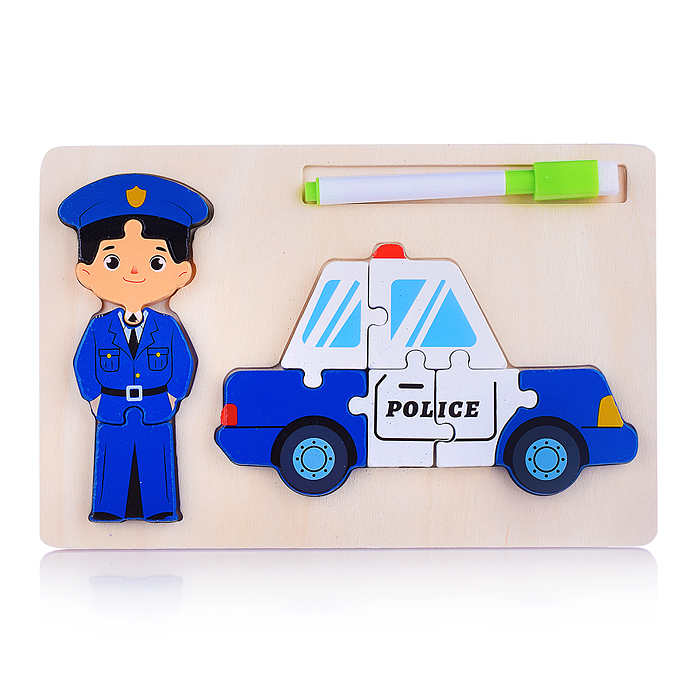 Пазл-вкладыш D1932 "Профессии"