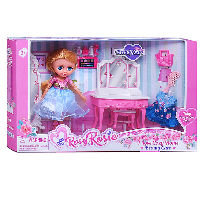 Фото к товару Кукла RR039 "Лиза" с аксессуарами, в коробке Кукла RR039 "Лиза" с аксессуарами, в коробке