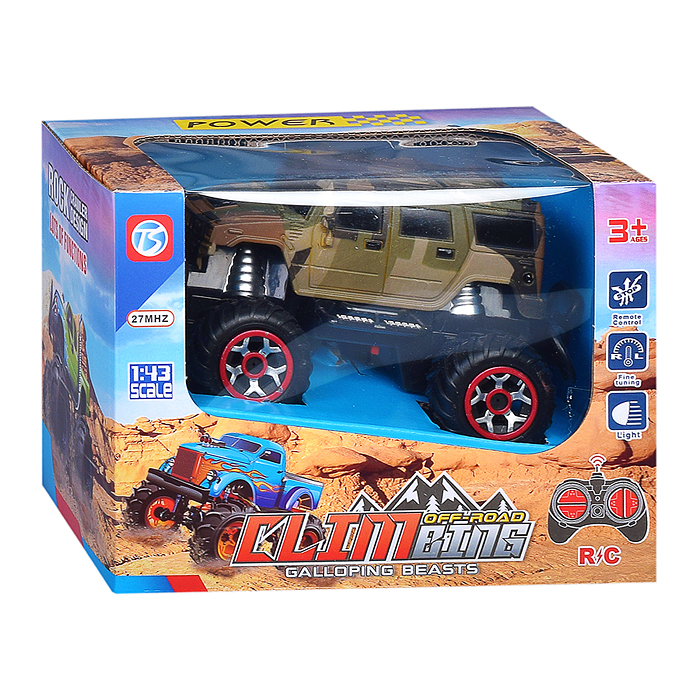 Машина 866-14B "Сафари" р/у, 27MHz, в коробке