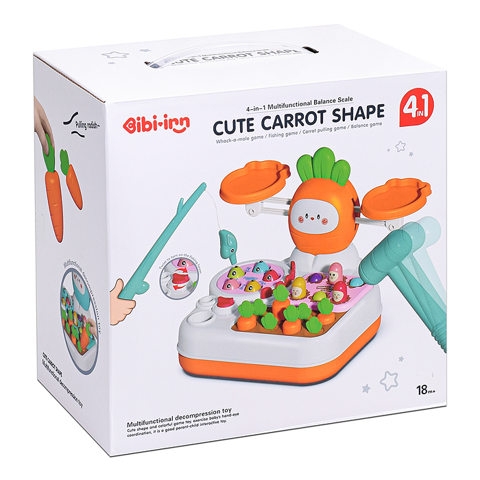 Фото к товару Игра развивающая 688-80 "Cute carrot shape" в коробке Игра развивающая 688-80 "Cute carrot shape" в коробке