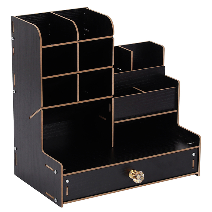 Фото к товару Органайзер для канцелярских принадлежностей "Elrix" настольный, 24,5x15x25,5 см, материал - Органайзер для канцелярских принадлежностей "Elrix" настольный, 24,5x15x25,5 см, материал -