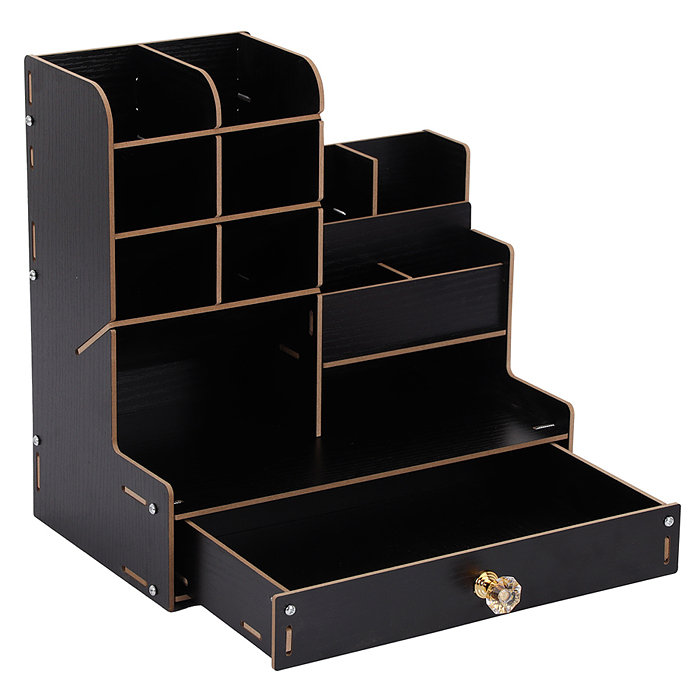 Фото к товару Органайзер для канцелярских принадлежностей "Elrix" настольный, 24,5x15x25,5 см, материал - Органайзер для канцелярских принадлежностей "Elrix" настольный, 24,5x15x25,5 см, материал -