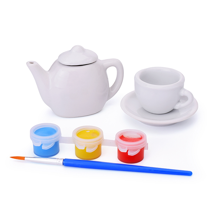 Творческая мастерская 868-B18 "Посуда" для раскрашивания, в коробке