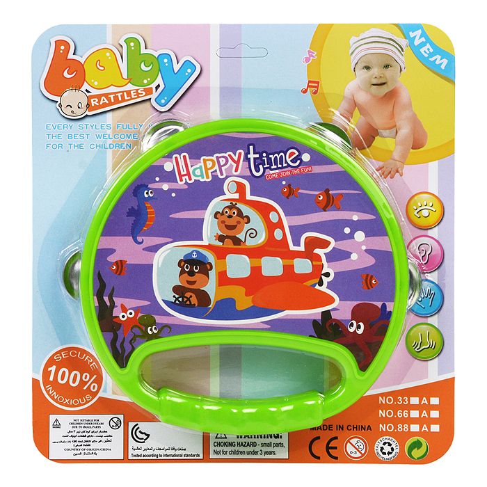 Фото к товару Бубен 663A "Водный мир" на листе Бубен 663A "Водный мир" на листе