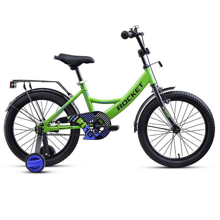 Велосипед 18" Rocket Gem, цвет зеленый Велосипед 18" Rocket Gem, цвет зеленый