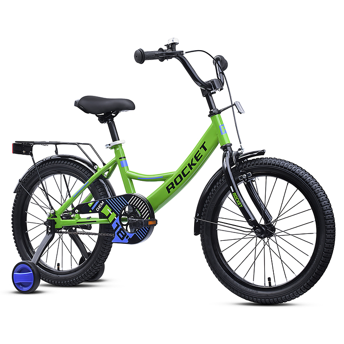 Велосипед 18" Rocket Gem, цвет зеленый
