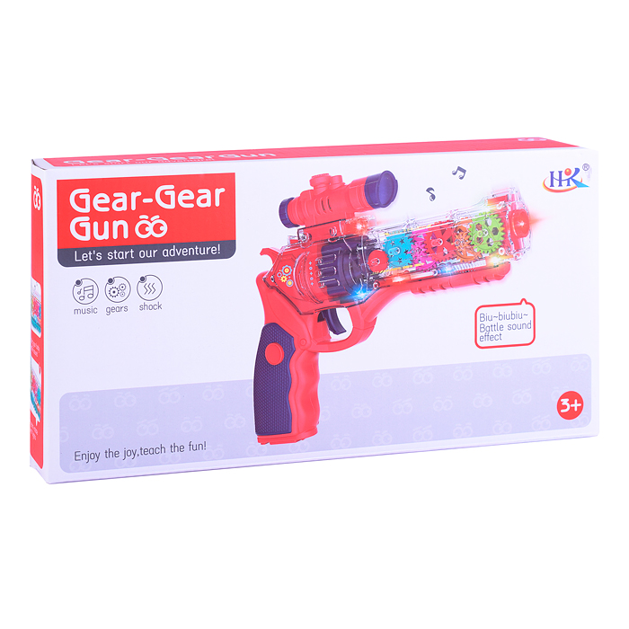 Пистолет 921B на батарейках, в коробке