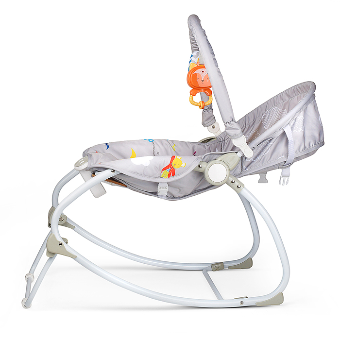 Шезлонг детский 715-1C "Морской" музыка, вибрация, в коробке