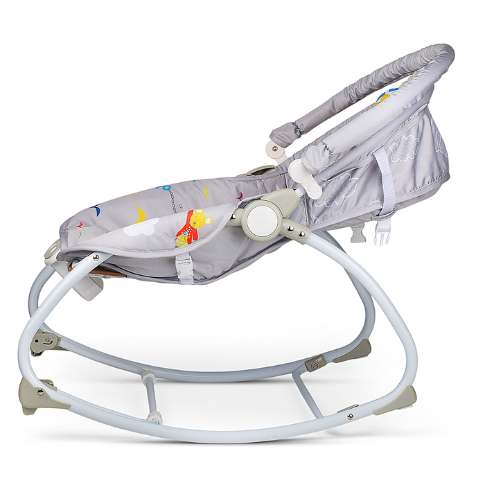 Шезлонг детский 715-1C "Морской" музыка, вибрация, в коробке