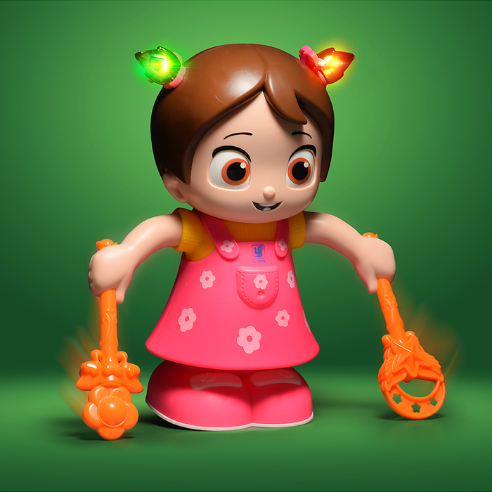 Фото к товару Интерактивная игрушка YJ-3051 "Девочка" на батарейках. в коробке Интерактивная игрушка YJ-3051 "Девочка" на батарейках. в коробке