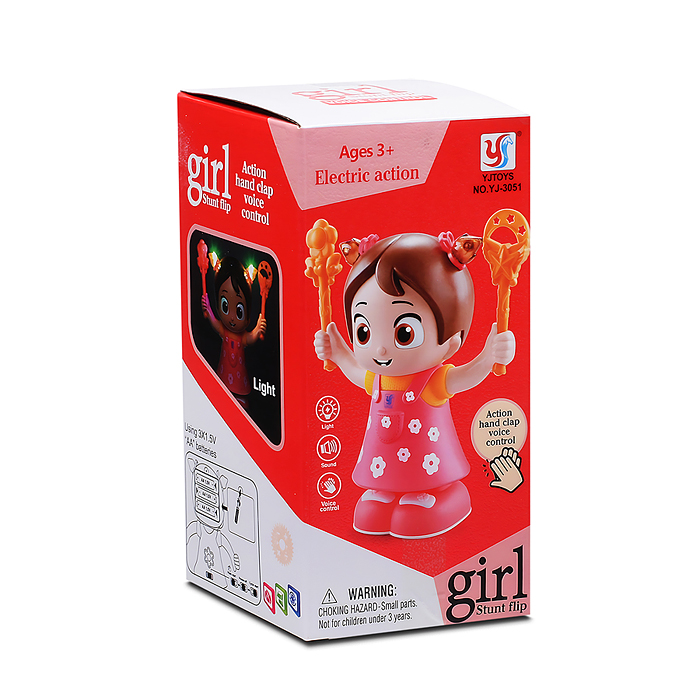 Фото к товару Интерактивная игрушка YJ-3051 "Девочка" на батарейках. в коробке Интерактивная игрушка YJ-3051 "Девочка" на батарейках. в коробке