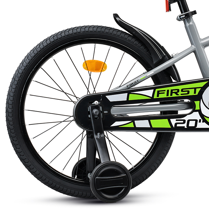 Фото к товару Велосипед 20" Rocket First, цвет серый Велосипед 20" Rocket First, цвет серый