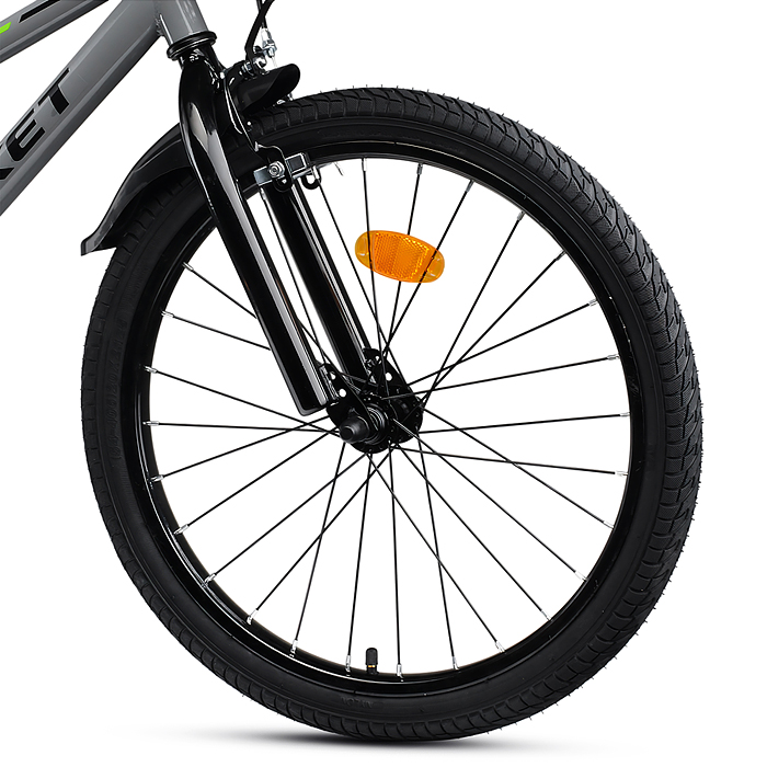 Фото к товару Велосипед 20" Rocket First, цвет серый Велосипед 20" Rocket First, цвет серый