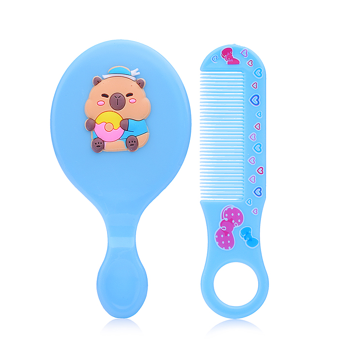 Расческа 00-6610 "Микс" с зеркальцем